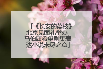 《长安的荔枝》北京见面礼举办 马伯庸希望剧集表达小说未尽之意