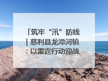 筑牢“汛”防线｜慈利县龙潭河镇：以雷霆行动迎战暴雨洪峰