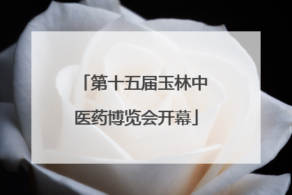 第十五届玉林中医药博览会开幕