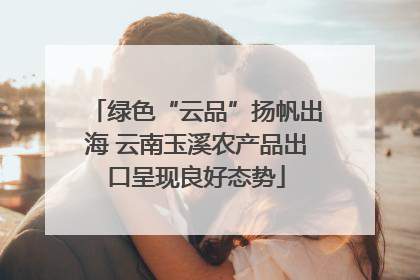 绿色“云品”扬帆出海 云南玉溪农产品出口呈现良好态势