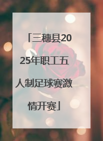 三穗县2025年职工五人制足球赛激情开赛