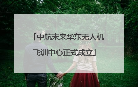 中航未来华东无人机飞训中心正式成立