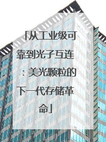 从工业级可靠到光子互连：美光颗粒的下一代存储革命