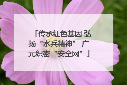传承红色基因 弘扬“水兵精神” 广元织密“安全网”