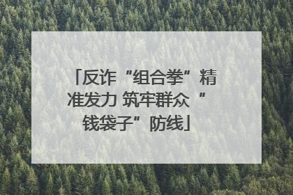 反诈“组合拳”精准发力 筑牢群众“钱袋子”防线