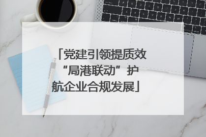 党建引领提质效 “局港联动”护航企业合规发展