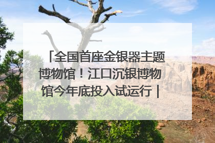全国首座金银器主题博物馆！江口沉银博物馆今年底投入试运行｜万千气象看四川
