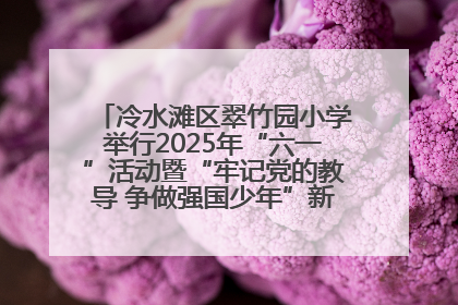冷水滩区翠竹园小学举行2025年“六一”活动暨“牢记党的教导 争做强国少年”新队员入队仪式