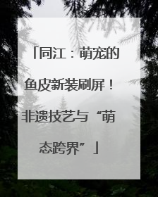 同江：萌宠的鱼皮新装刷屏！非遗技艺与“萌态跨界”