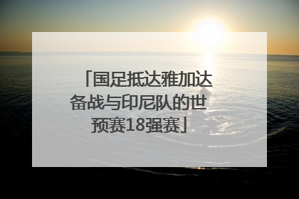 国足抵达雅加达备战与印尼队的世预赛18强赛
