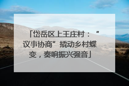 岱岳区上王庄村：“议事协商”撬动乡村蝶变，奏响振兴强音