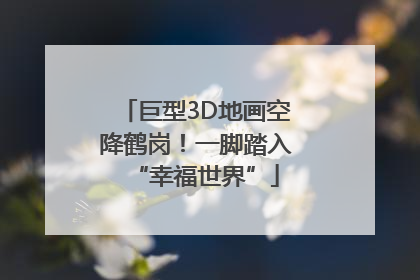 巨型3D地画空降鹤岗！一脚踏入“幸福世界”