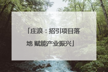 庄浪：招引项目落地 赋能产业振兴