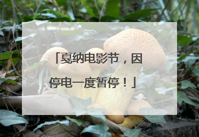 戛纳电影节，因停电一度暂停！