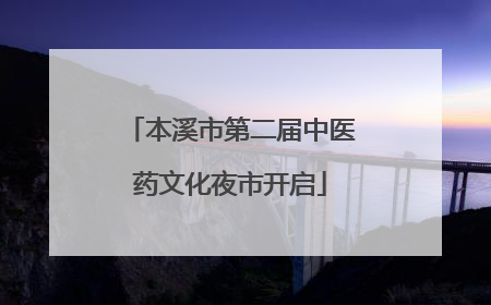 本溪市第二届中医药文化夜市开启