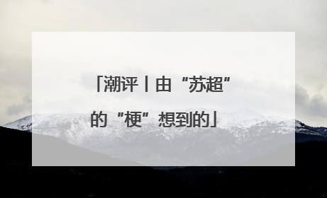 潮评丨由“苏超”的“梗”想到的
