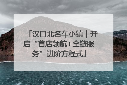 汉口北名车小镇｜开启“首店领航+全链服务”进阶方程式