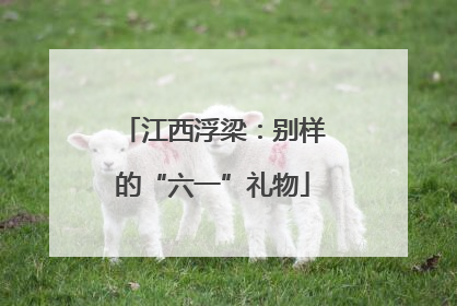江西浮梁：别样的“六一”礼物