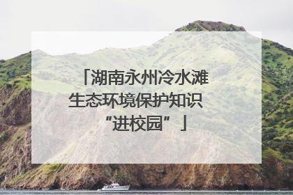 湖南永州冷水滩生态环境保护知识“进校园”