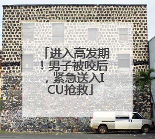 进入高发期！男子被咬后，紧急送入ICU抢救