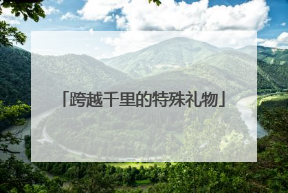 跨越千里的特殊礼物