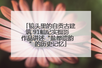 镜头里的自贡古建筑 91幅纪实摄影作品讲述“盐都遗韵”的历史记忆