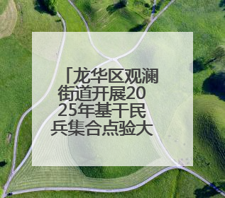 龙华区观澜街道开展2025年基干民兵集合点验大会，锻造高素质后备力量