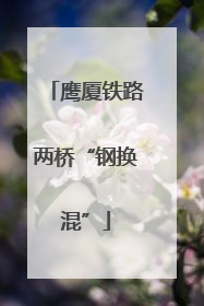 鹰厦铁路两桥“钢换混”