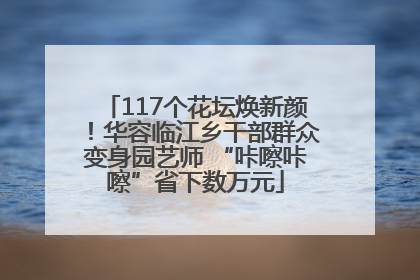 117个花坛焕新颜！华容临江乡干部群众变身园艺师 “咔嚓咔嚓”省下数万元